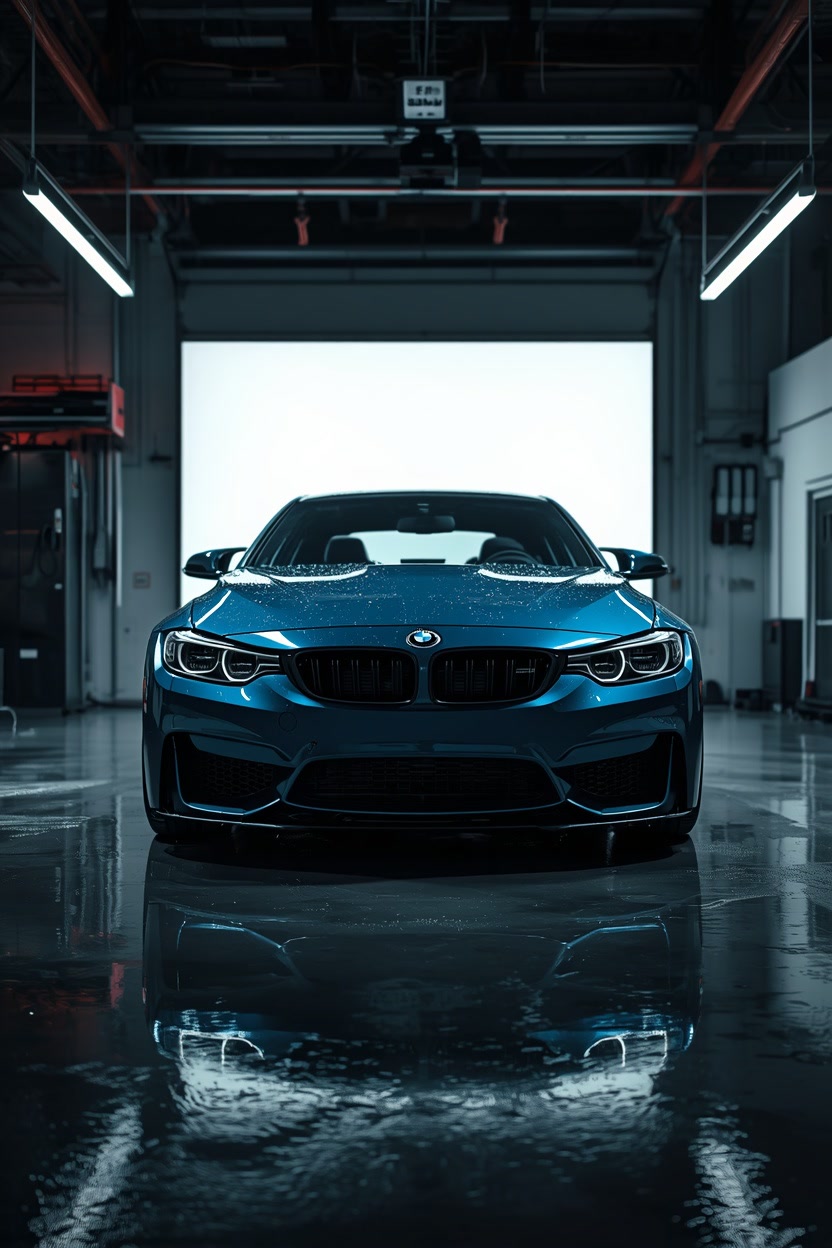 BMW M4 avec film de protection PPF posé à l'atelier Pure Détail Froidfond