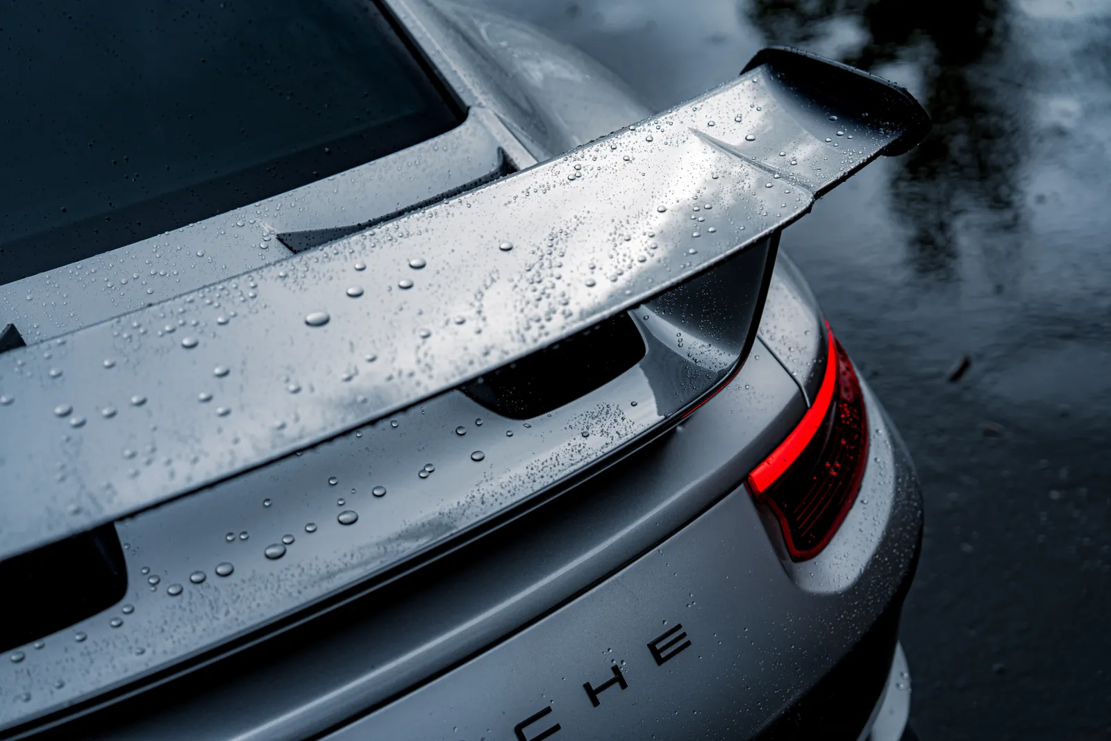 Détail d'une Porsche préparée