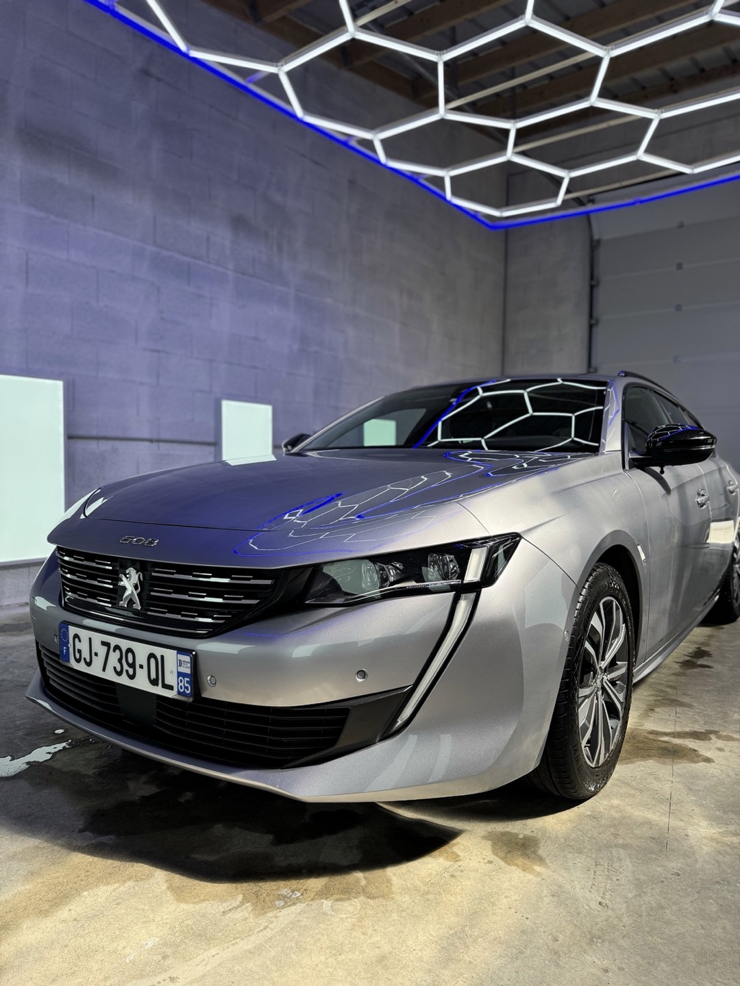 Peugeot 508 en préparation complète à l'atelier Pure Détail Froidfond Vendée